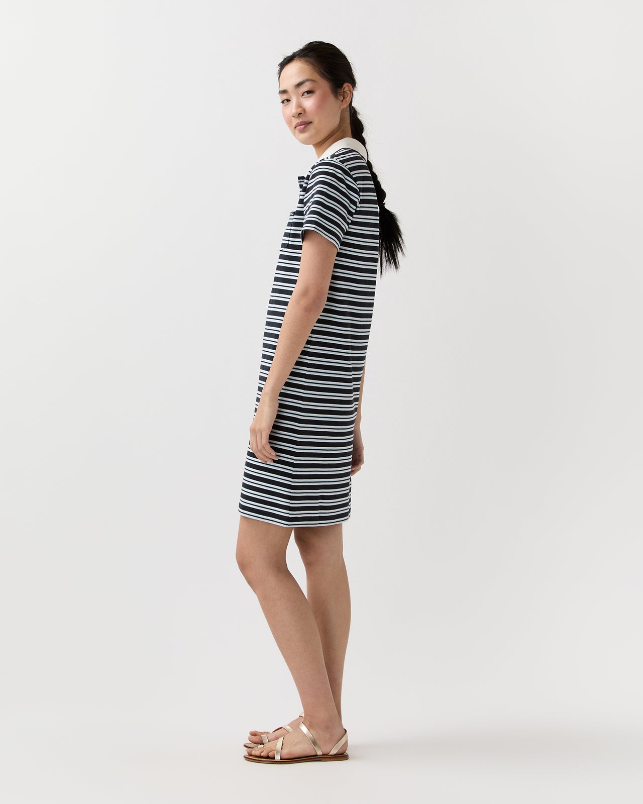 Polo Raye Dress in Dark Navy