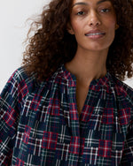 Load image into Gallery viewer, Sienna Top in Tartan Patchwork Double-Weave
