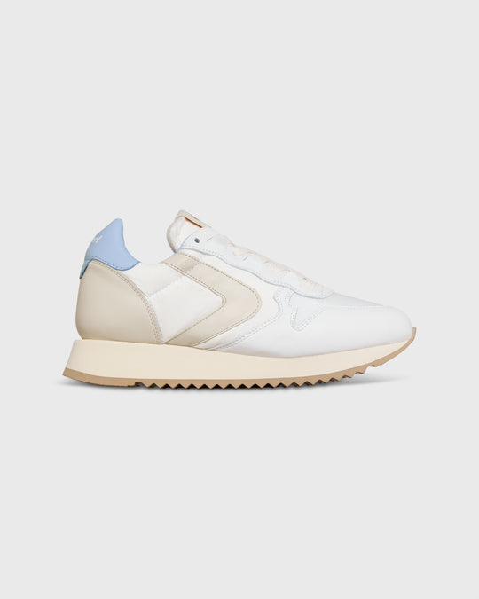 Women's Magic Run Soft Sneaker in White/Sky