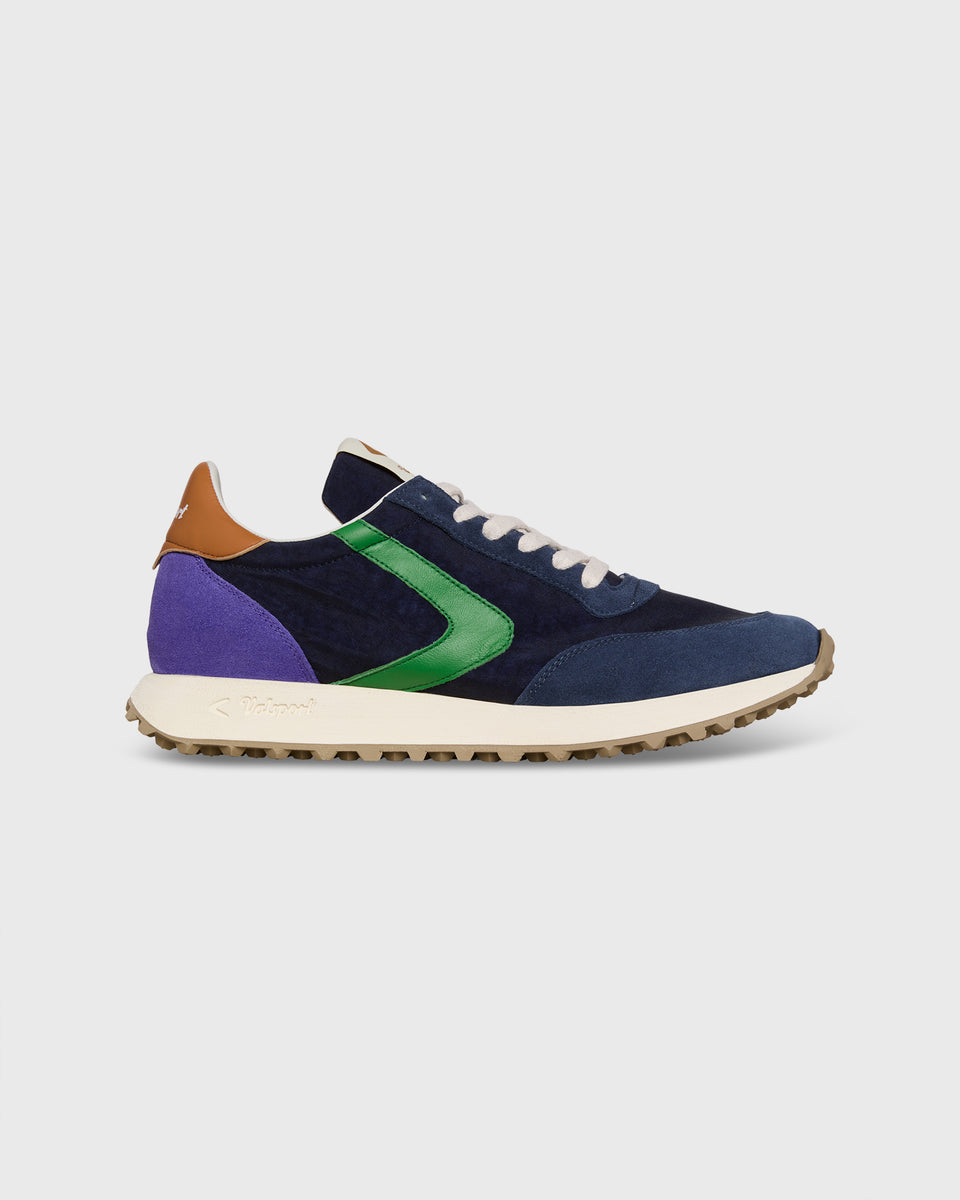 Men's Start Run Nylon Vintage Sneaker in Ocean - Valsport | Sid