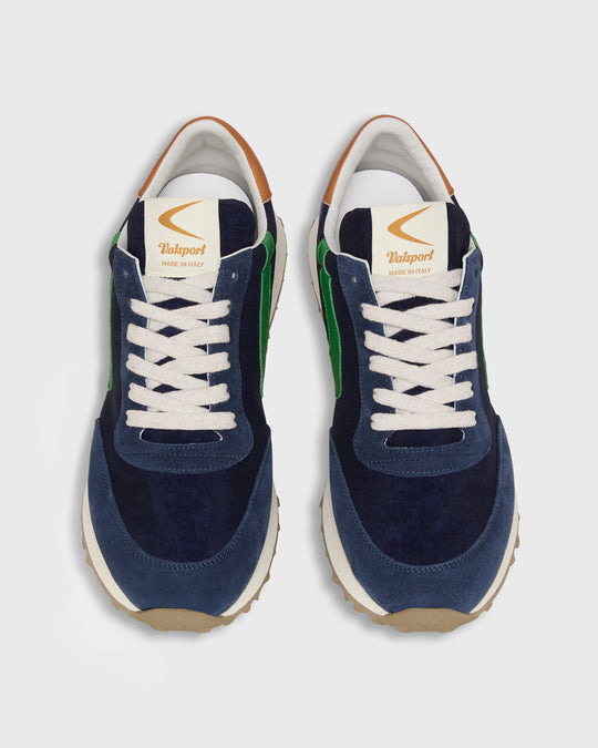 Men's Start Run Nylon Vintage Sneaker in Ocean