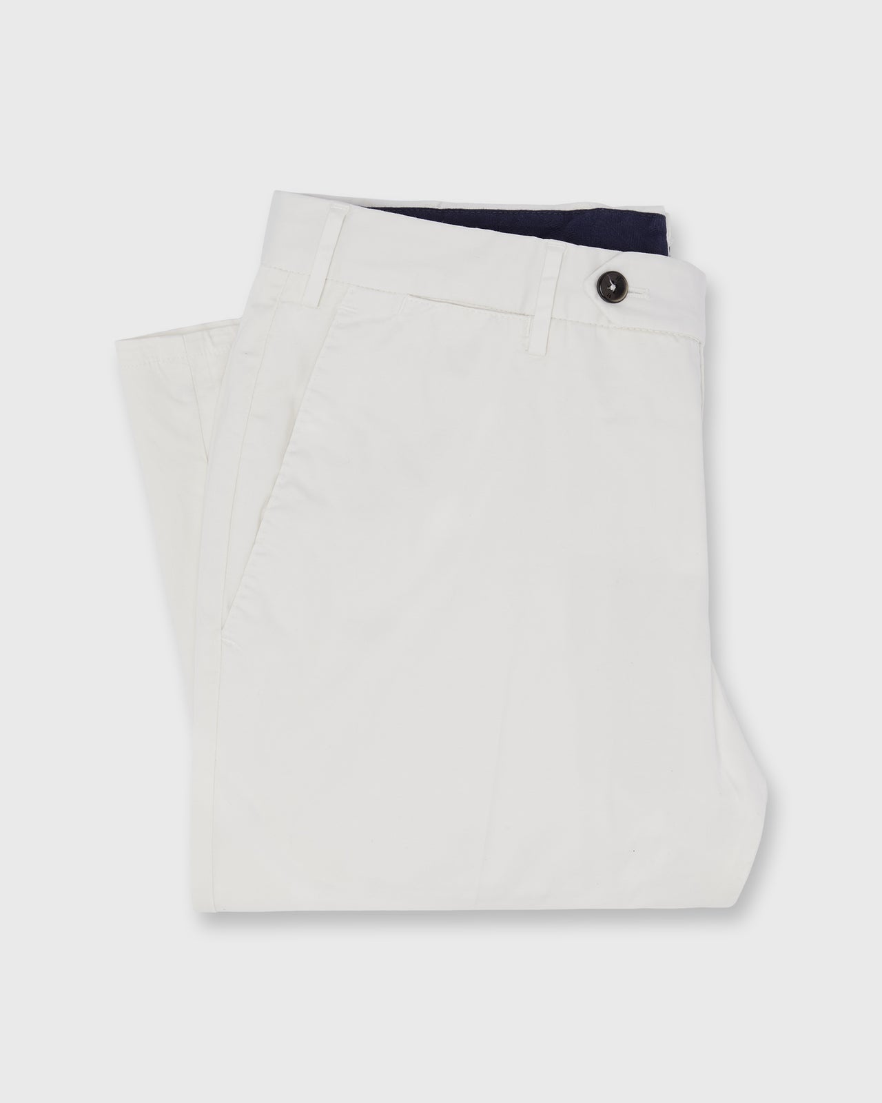 Slim Flat Front Trouser in Natural