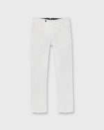 Load image into Gallery viewer, Slim Flat Front Trouser in Natural
