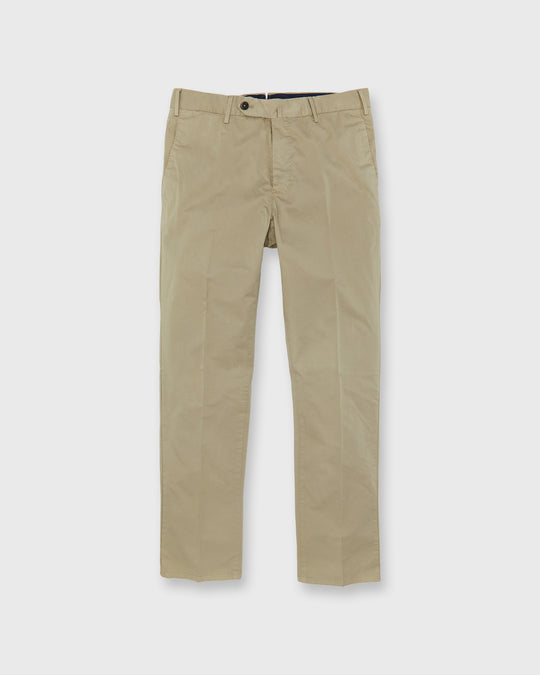 Slim Flat Front Trouser in Sand