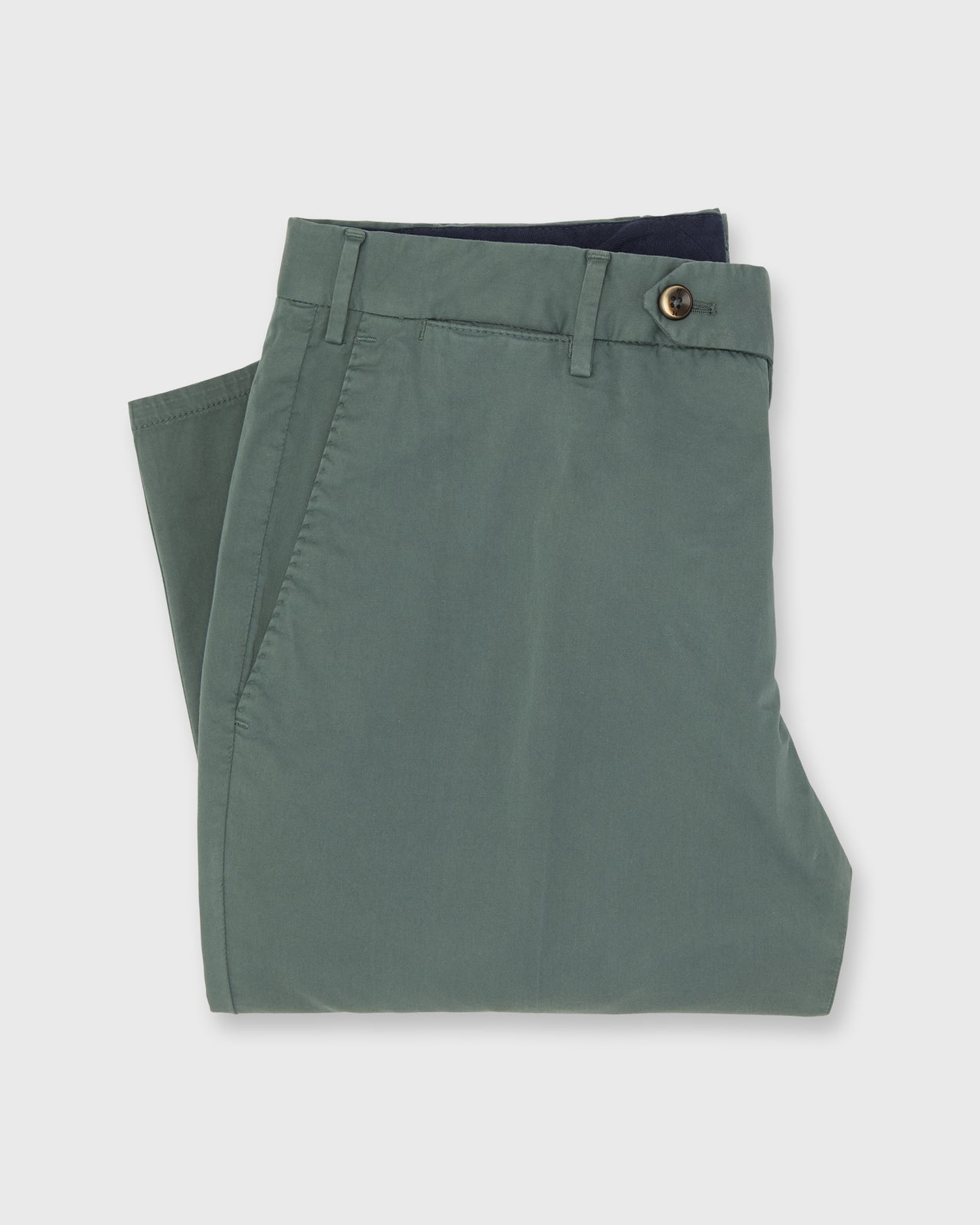 Slim Flat Front Trouser in Lovat