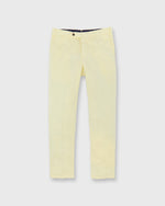 Load image into Gallery viewer, Slim Flat Front Trouser in Pale Yellow
