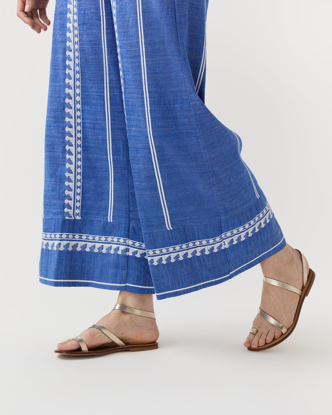 Desta Pant in Tebibi Blue
