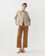 Load image into Gallery viewer, Cropped Trench Coat in Sand
