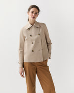 Load image into Gallery viewer, Cropped Trench Coat in Sand
