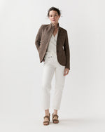 Load image into Gallery viewer, Stand Up Collar Blazer in Brown
