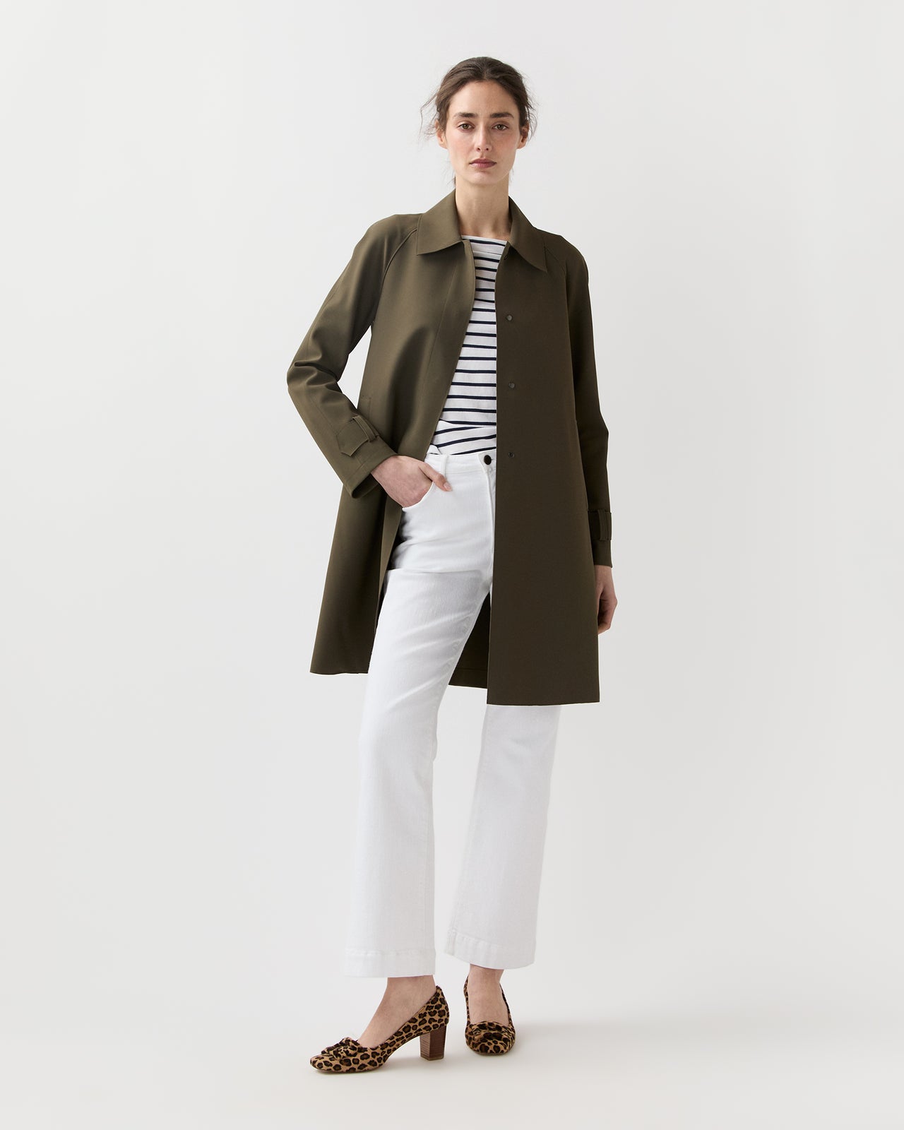 Mac Coat in Dark Khaki