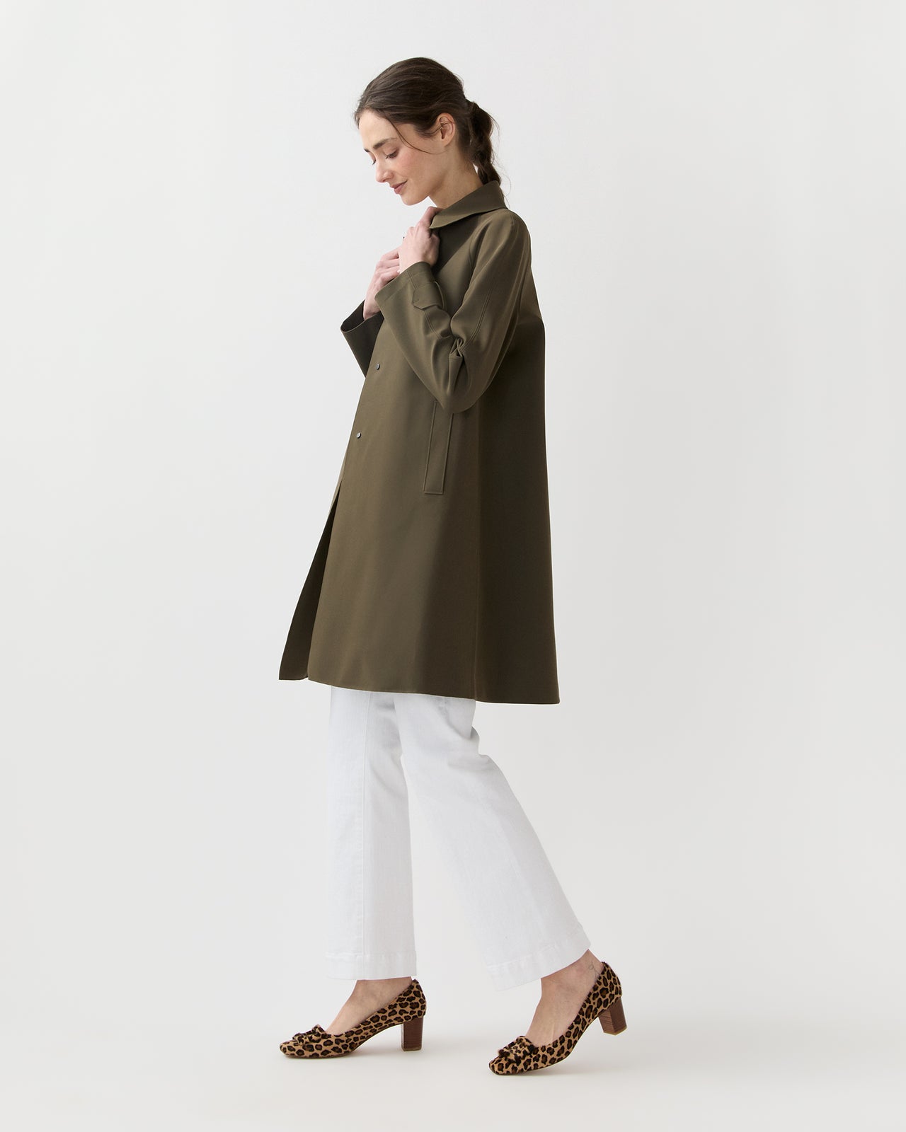 Mac Coat in Dark Khaki