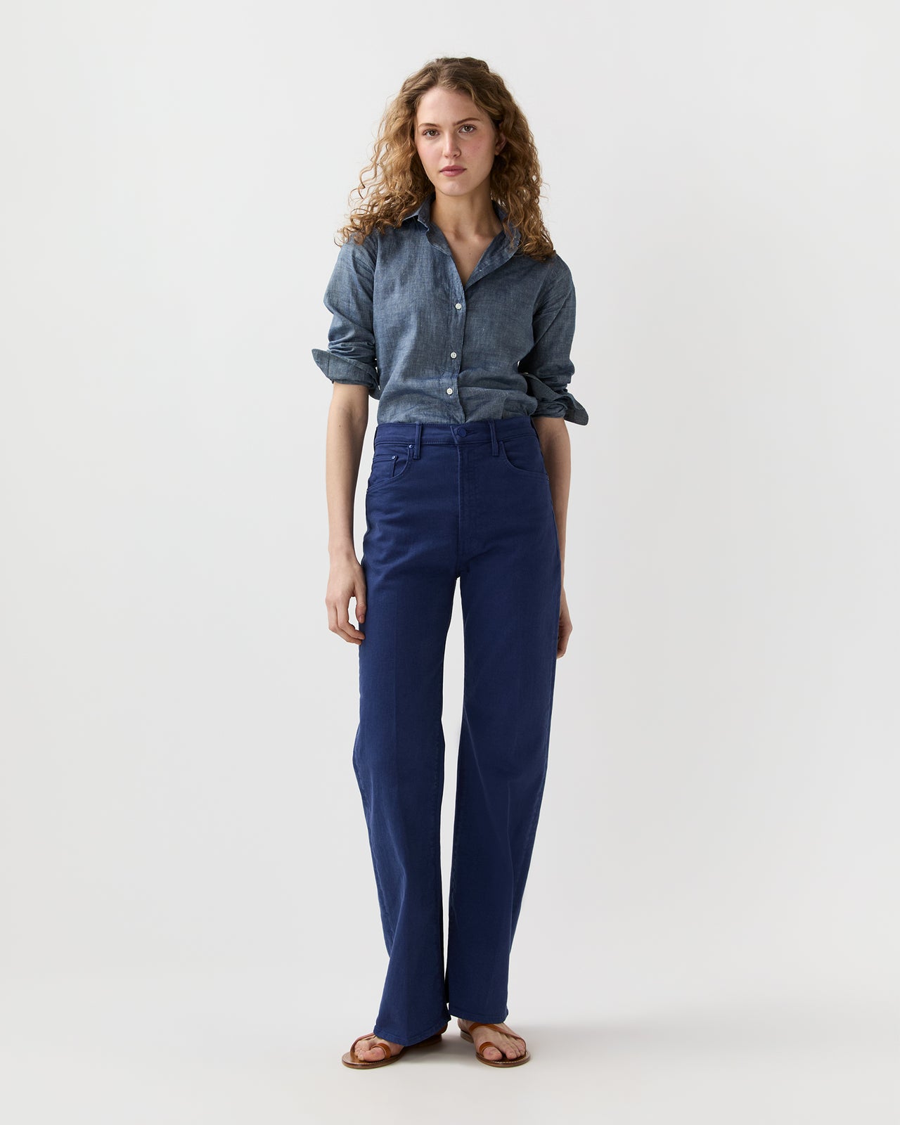 The Lasso Sneak Jean in Estate Blue