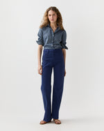 Load image into Gallery viewer, The Lasso Sneak Jean in Estate Blue

