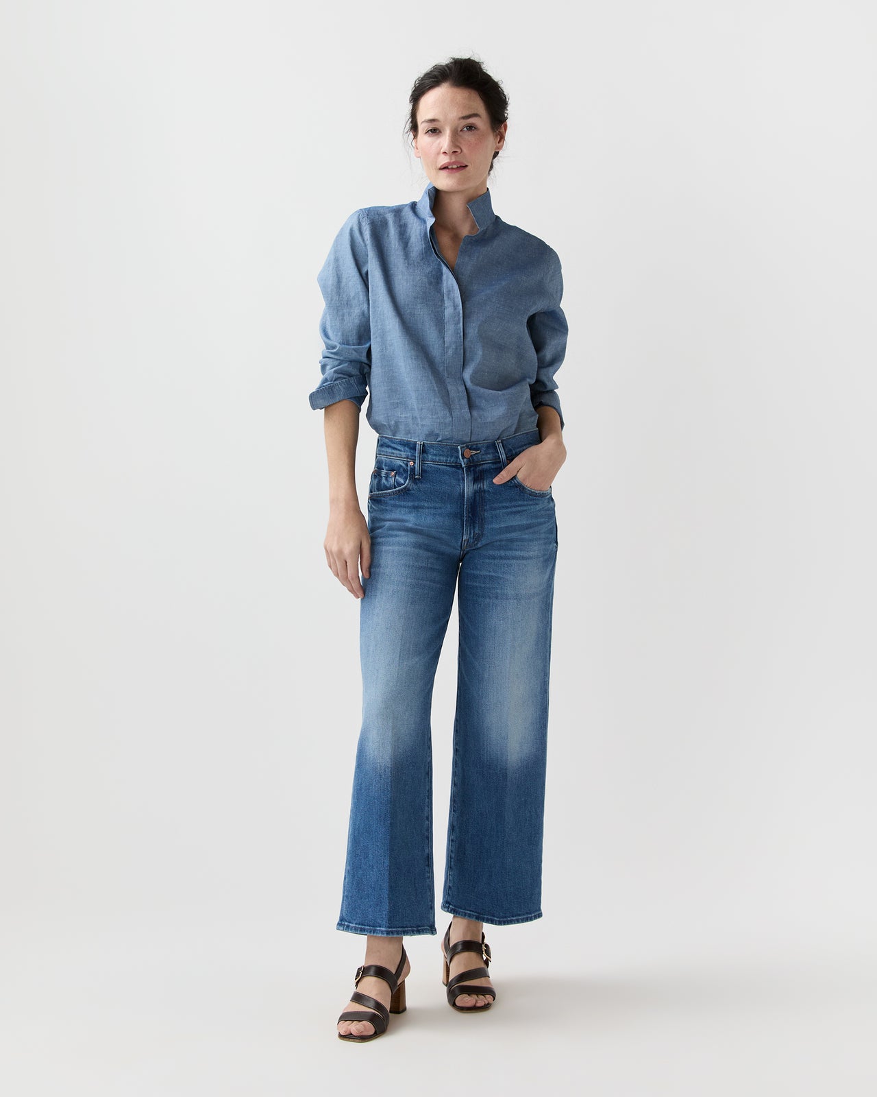 The Mid Rise Maven Ankle Jean in All Your Eggs In One Basket