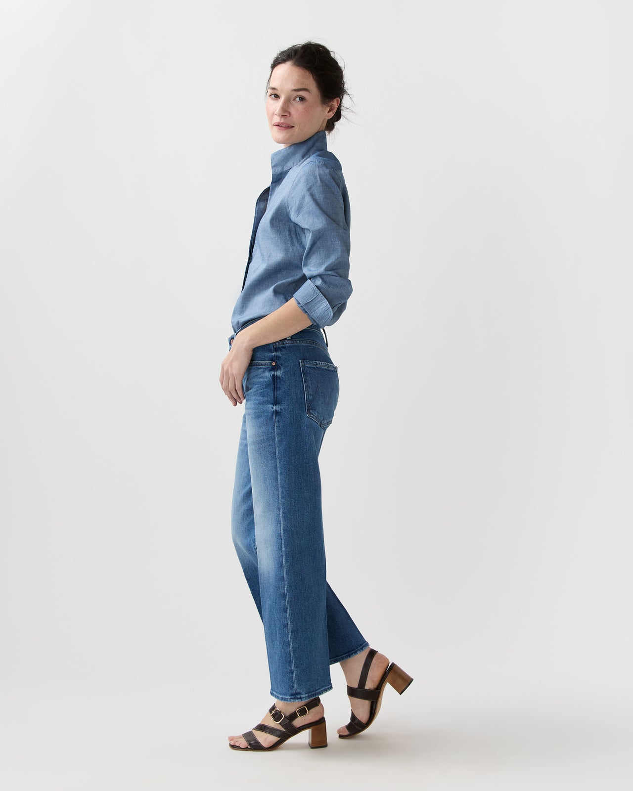 The Mid Rise Maven Ankle Jean in All Your Eggs In One Basket
