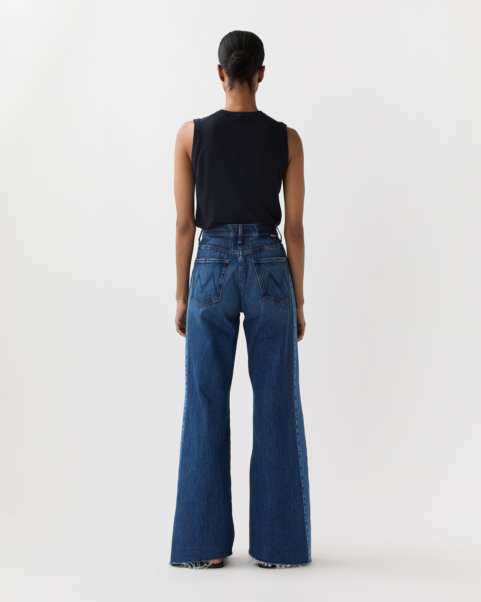 The Tux Sidestepper Sneak Fray Jean in Double Take | Shop Ann Mashburn