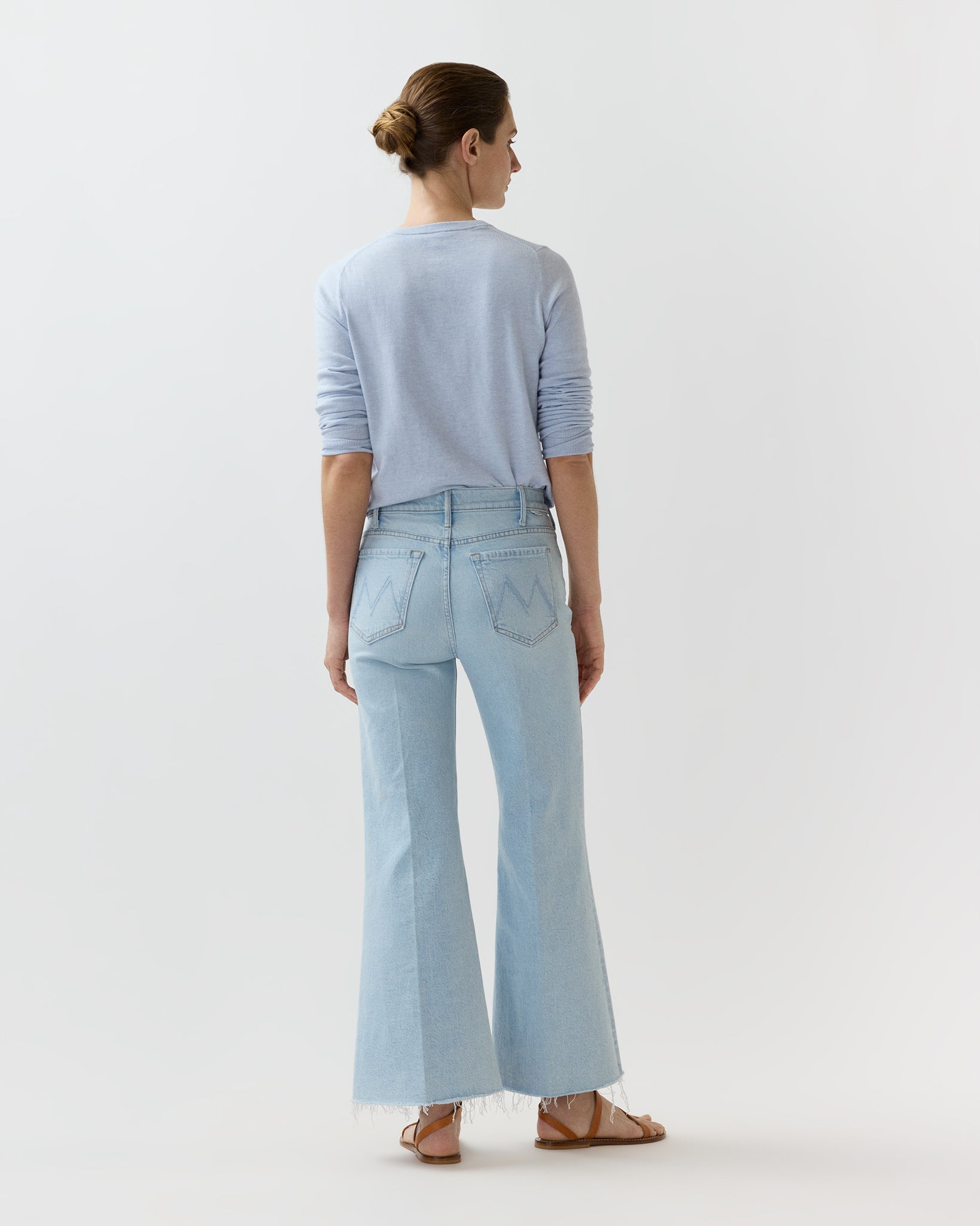 Lil Hustler Roller Fray Jean in Bring The Cooler - Mother Denim