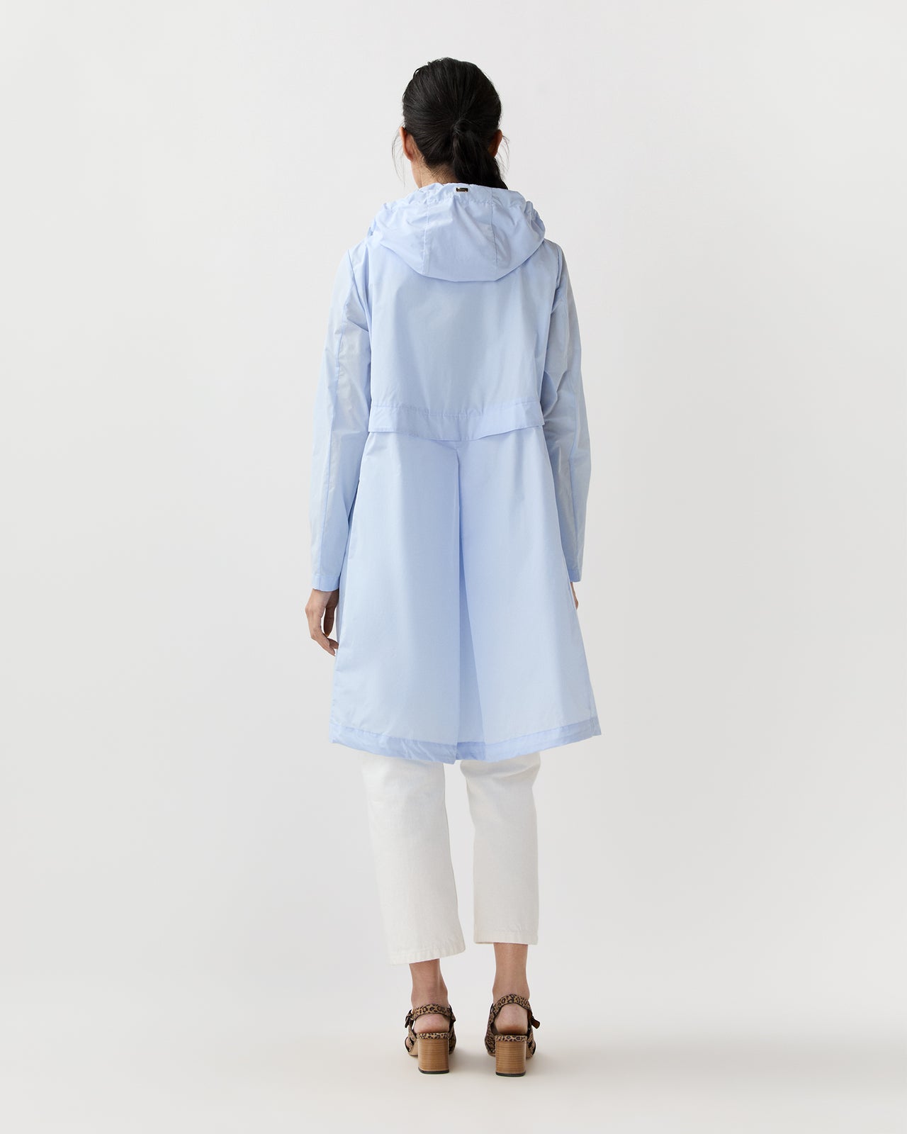 Techno Taffeta Jacket in Light Blue
