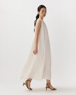 Load image into Gallery viewer, Fianna Pleated Midi Dress in Cowrie
