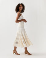 Load image into Gallery viewer, Annisa Eyelet Skirt in Cowrie
