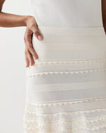 Load image into Gallery viewer, Annisa Eyelet Skirt in Cowrie

