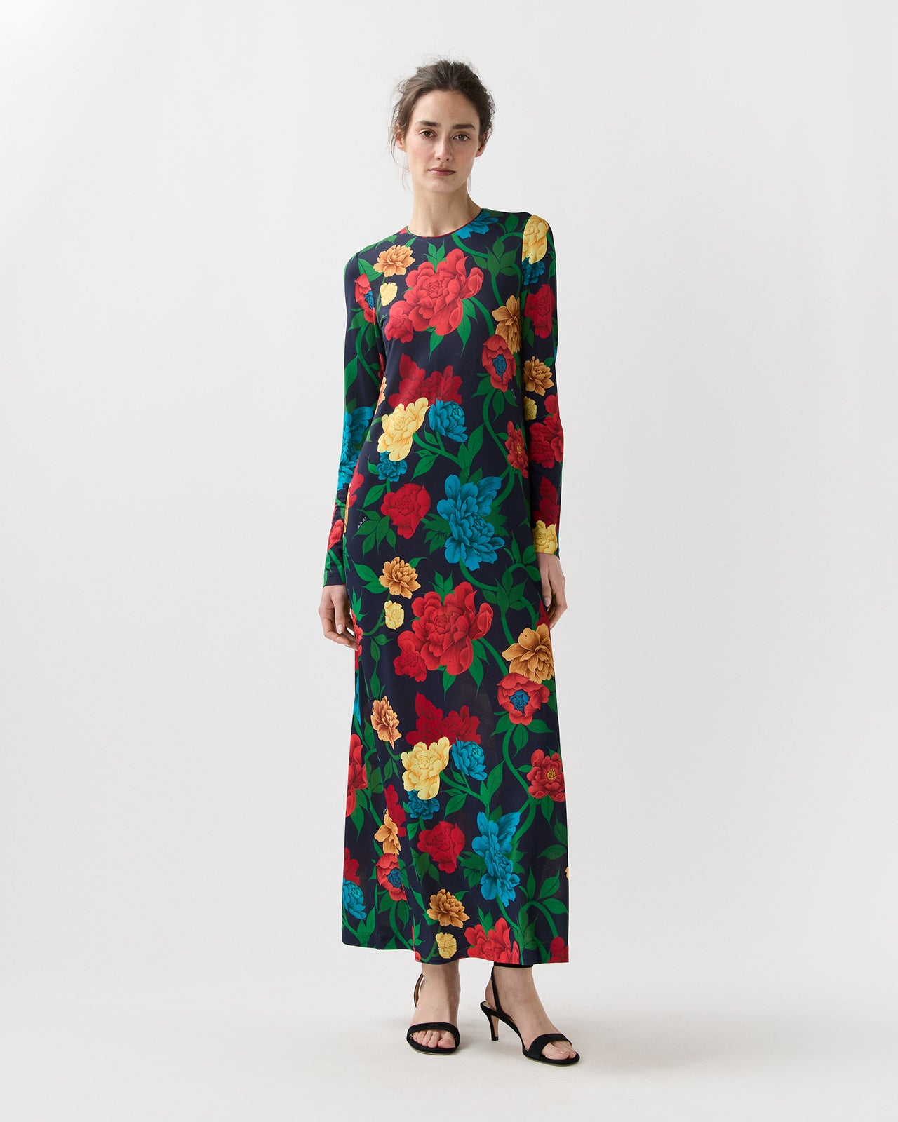 Long Sleeve Swing Dress in Queen Peony - La DoubleJ | Ann Mashburn | Shop Ann Mashburn Long Sleeve Swing Dress in Queen Peony - La DoubleJ | Ann Mashburn | Shop Ann Mashburn