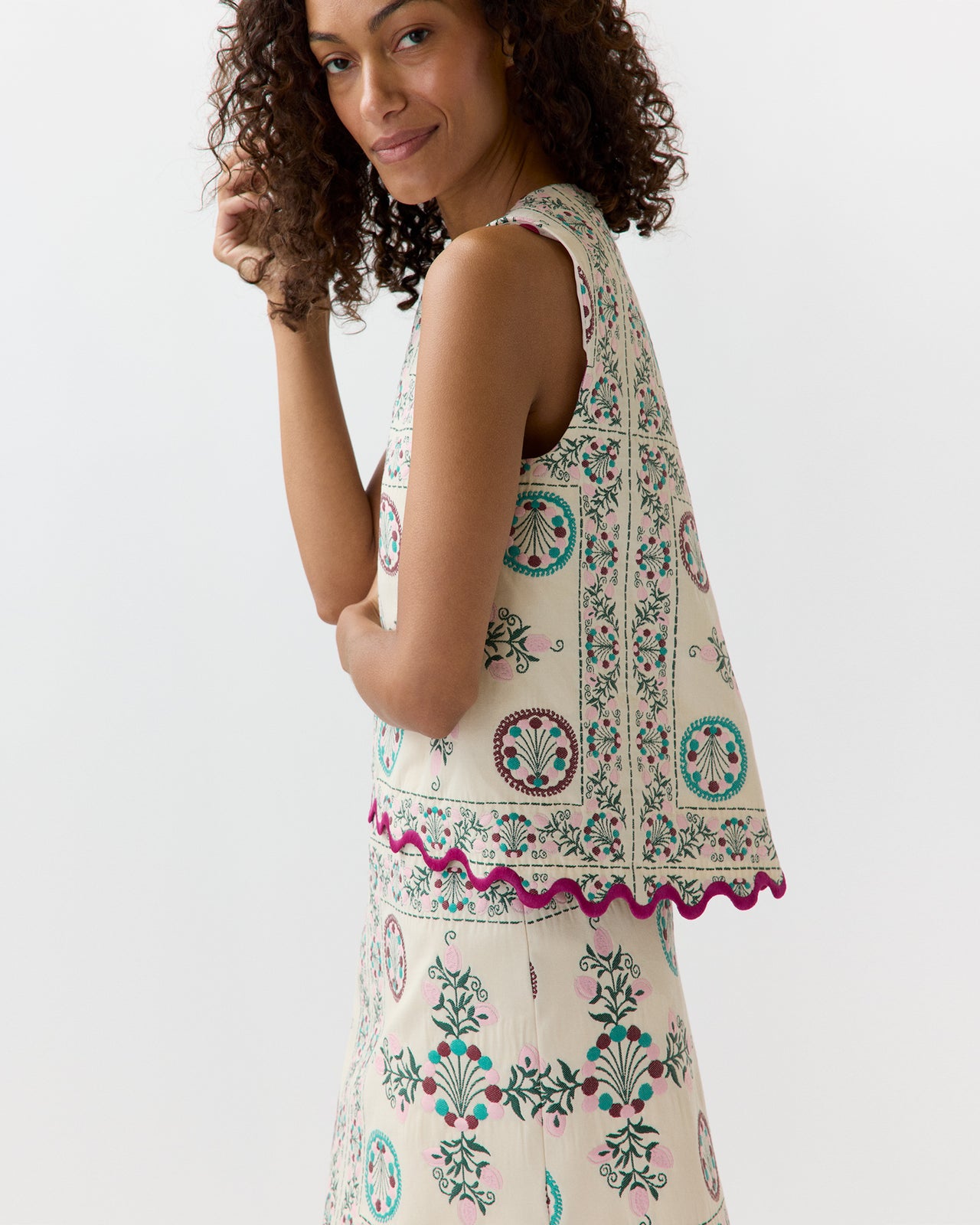 Scala Top in Florette Tiles