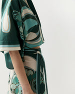 Load image into Gallery viewer, Sarong Skirt in Blooming Tulip Placée
