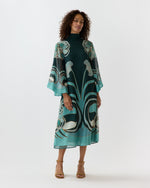 Load image into Gallery viewer, Magnifico Midi Dress in Blooming Tulip Placée
