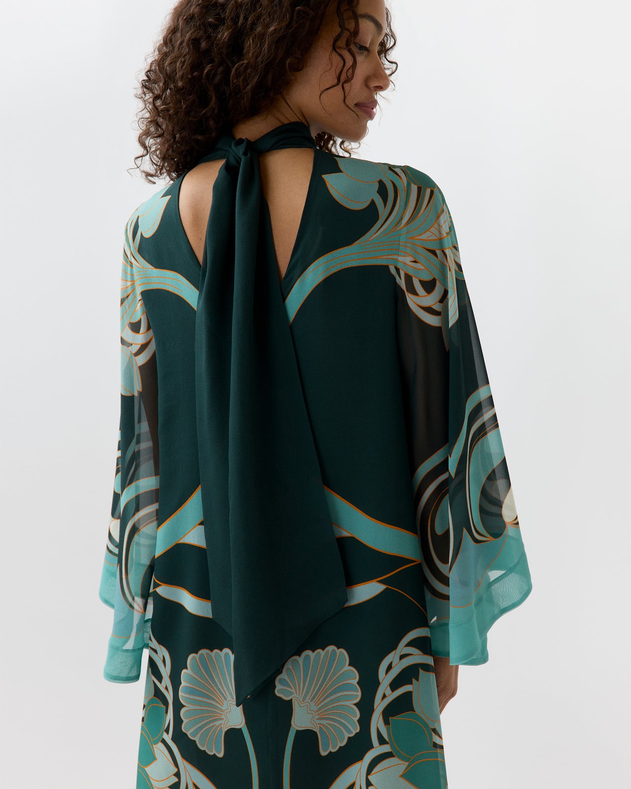 Magnifico Midi Dress in Blooming Tulip Placée