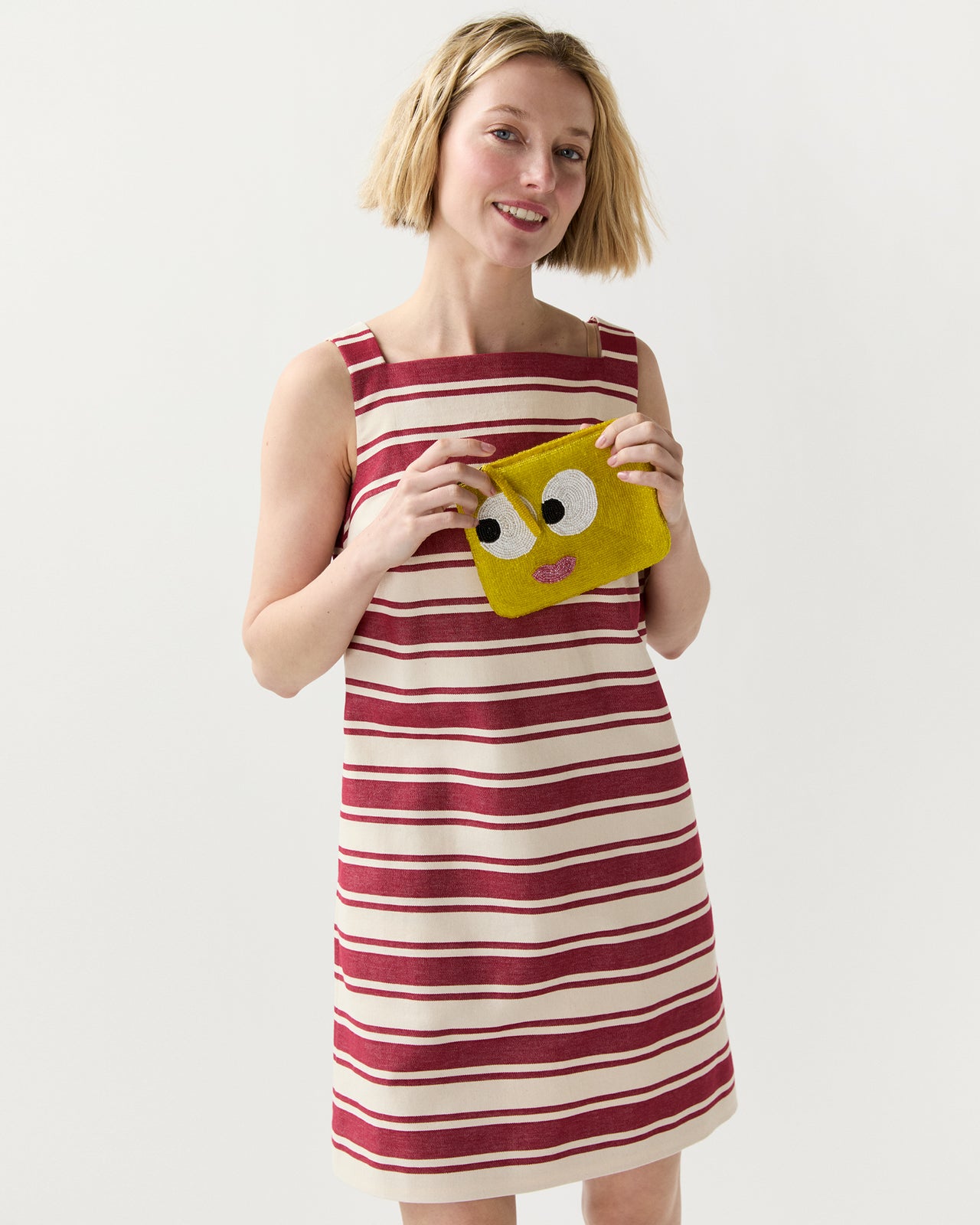 Mini Sweetheart Clutch in Yellow