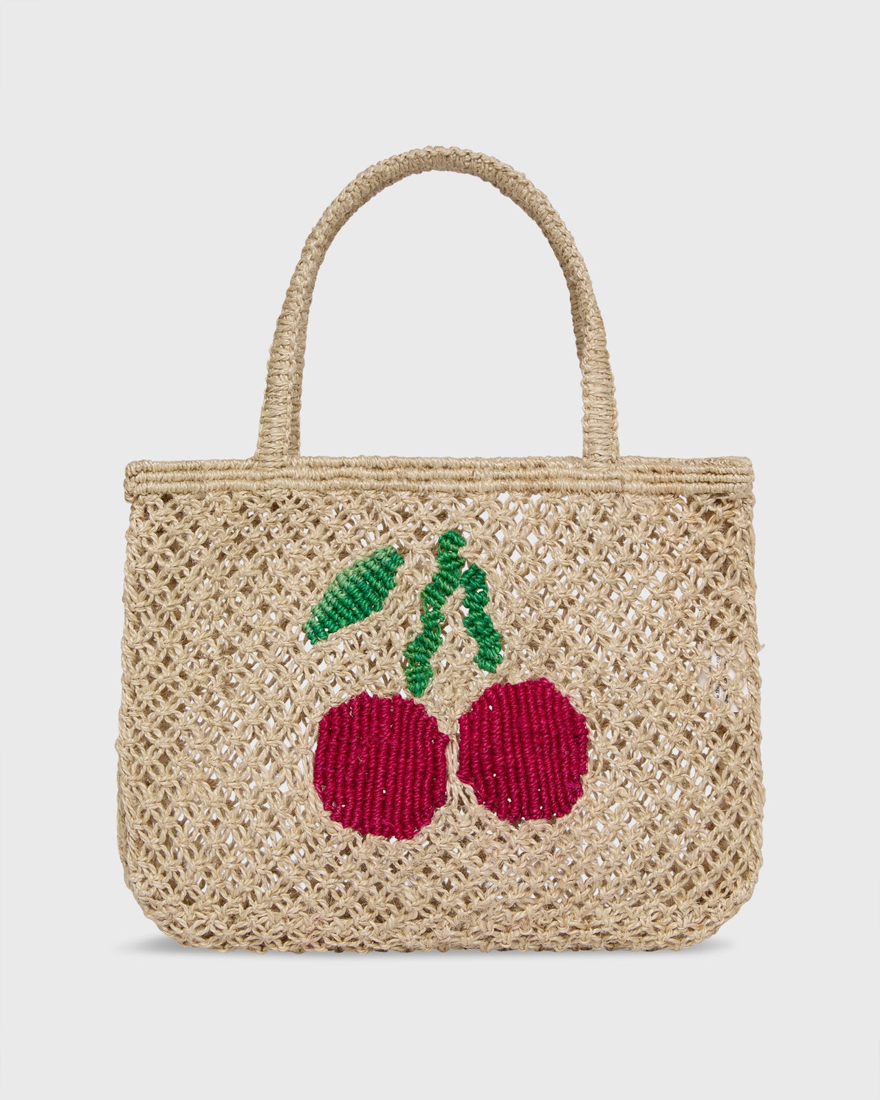 Tracy Cherries Tote in Natural/Multi