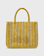 Load image into Gallery viewer, Small Tomatoes Tote in Natural/Yellow/Scarlet
