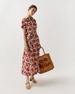 Load image into Gallery viewer, Large Ciao Bella Tote in Honey/Raspberry
