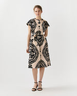 Load image into Gallery viewer, Herat Shirt Dress in Niku Cream
