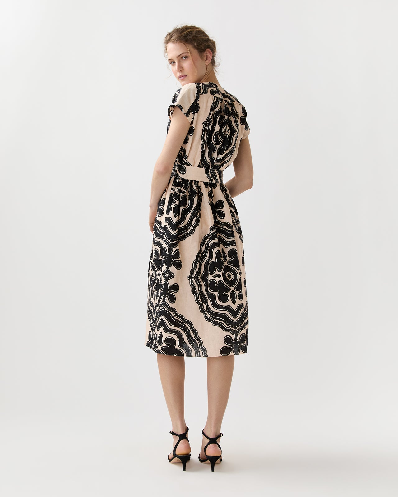 Herat Shirt Dress in Niku Cream
