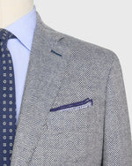 Load image into Gallery viewer, Virgil No. 3 Jacket in Navy/Bone Herringbone
