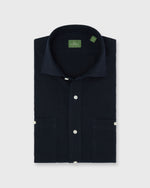 Load image into Gallery viewer, Marquez Shirt in Navy Seersucker

