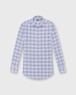 Load image into Gallery viewer, Otto Handmade Sport Shirt in Lavender/Blue/Green Plaid Linen
