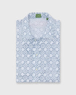 Load image into Gallery viewer, Ripley Shirt in Bone/Blue/Red Block Print
