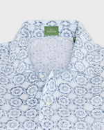 Load image into Gallery viewer, Ripley Shirt in Bone/Blue/Red Block Print
