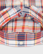 Load image into Gallery viewer, Short-Sleeved Button-Down Sport Shirt in Sky/Red/Navy Lightweight Oxford

