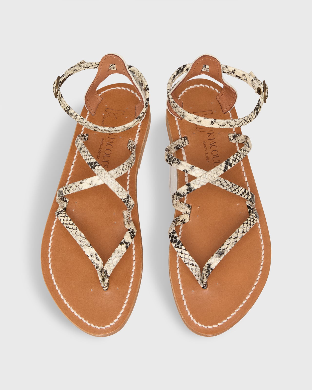 Epicure Sandal in Snakeskin Leather