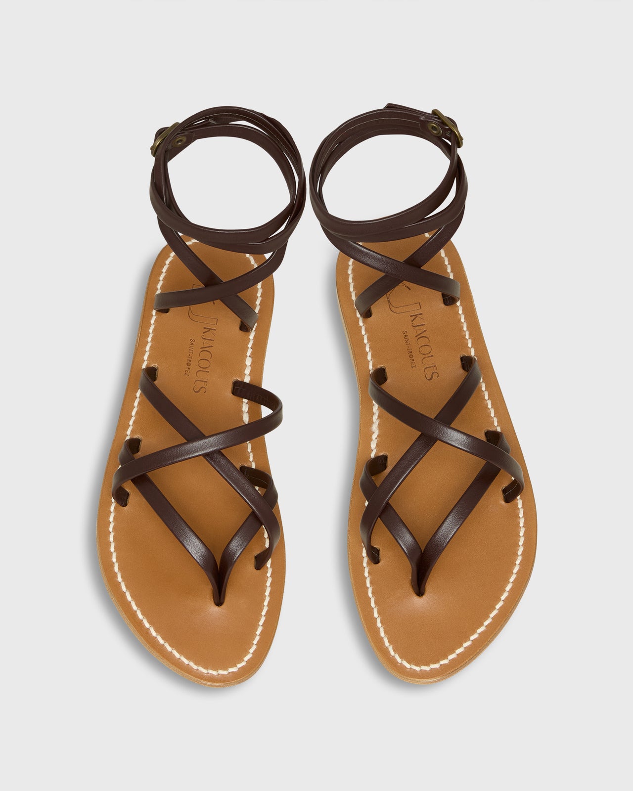 Zenobie Sandal in Brown