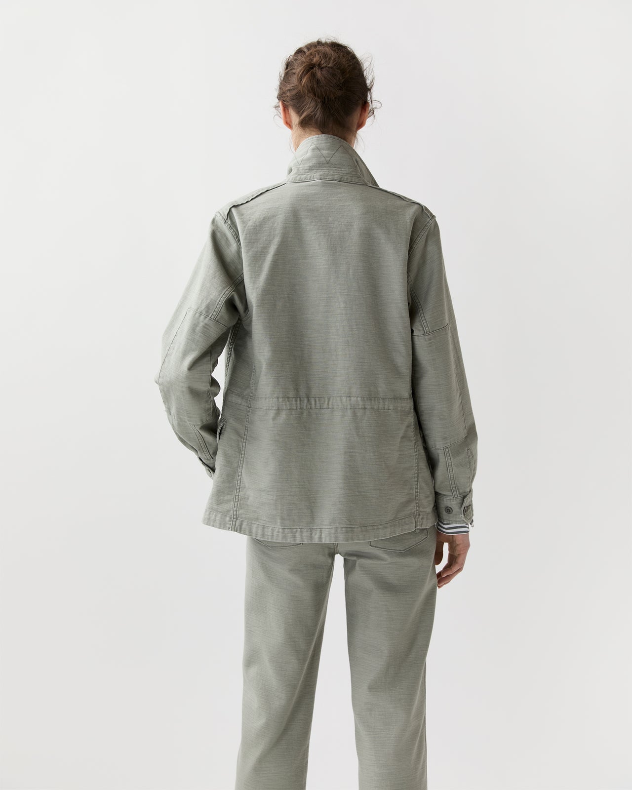 ジャケット・アウター MILITARY FATIGUE JACKET JOURNAL STANDARD Fatigue Jacket in Sage | Ann Mashburn | Shop Ann Mashburn