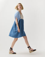 Load image into Gallery viewer, Laura Short Dress in Blue
