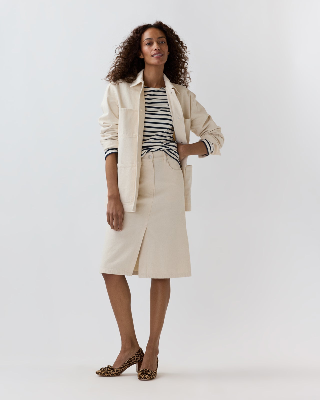 Lizzie Skirt in Off White