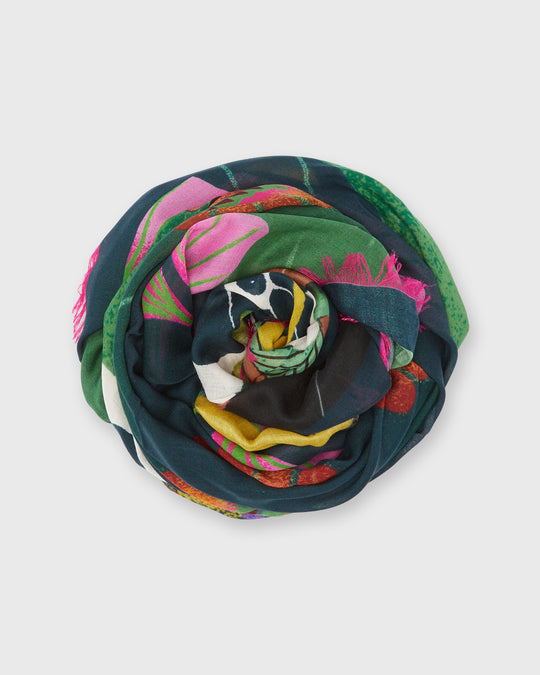 Square Scarf in Blooming Hands