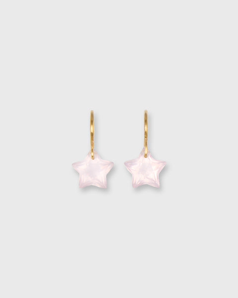 Small Wonder Earrings in Rose Quartz | Shop Ann Mashburn